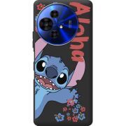 Чорний чохол BoxFace TCL 50 Pro NxtPaper 5G Гавайський гість Stich