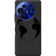 Чорний чохол BoxFace TCL 50 Pro NxtPaper 5G Earth