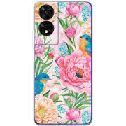 Чохол BoxFace TCL 505 Birds in Flowers
