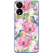 Чохол BoxFace TCL 505 Birds and Flowers