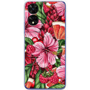 Чохол BoxFace TCL 505 Tropical Flowers