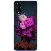 Чохол BoxFace TCL 505 Exquisite Purple Flowers