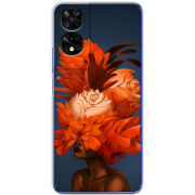 Чохол BoxFace TCL 505 Exquisite Orange Flowers