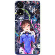 Чохол BoxFace TCL 505 Overwatch D.VA