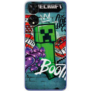 Чохол BoxFace TCL 505 Minecraft Graffiti