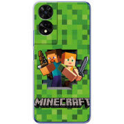Чохол BoxFace TCL 505 Майнкрафт Стів і Алекс