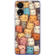 Чохол BoxFace TCL 505 Котики муркотики