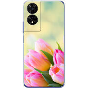 Чохол BoxFace TCL 505 Bouquet of Tulips
