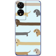 Чохол BoxFace TCL 505 Dachshund