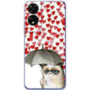 Чохол BoxFace TCL 505 Raining Hearts