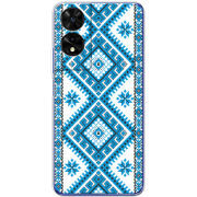 Чохол BoxFace TCL 505 Блакитний Орнамент