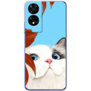 Чохол BoxFace TCL 505 Wondering Cat