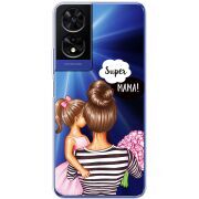 Прозорий чохол BoxFace TCL 505 Super Mama and Daughter