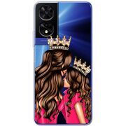 Прозорий чохол BoxFace TCL 505 Queen and Princess