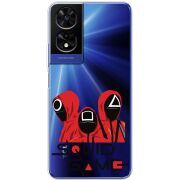 Прозорий чохол BoxFace TCL 505 siquid game люди в красном