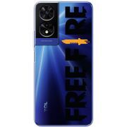 Прозорий чохол BoxFace TCL 505 Free Fire Black Logo