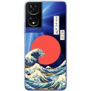 Прозорий чохол BoxFace TCL 505 Большая волна в Канагаве