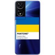 Прозорий чохол BoxFace TCL 505 Pantone вільний синій