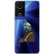 Прозорий чохол BoxFace TCL 505 Привид Києва