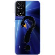 Прозорий чохол BoxFace TCL 505 Swan question