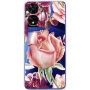 Прозорий чохол BoxFace TCL 505 Rose