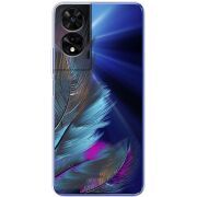 Прозорий чохол BoxFace TCL 505 Feathers