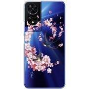 Чохол зі стразами TCL 505 Swallows and Bloom