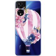Чохол зі стразами TCL 505 Pink Air Baloon