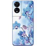 Чохол зі стразами TCL 505 Orchids