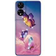 Чохол зі стразами TCL 505 Butterflies