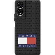 Чорний чохол BoxFace TCL 505 Tommy Print