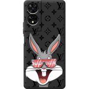 Чорний чохол BoxFace TCL 505 looney bunny