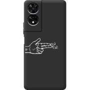 Чорний чохол BoxFace TCL 505 Pew Pew