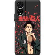 Чорний чохол BoxFace TCL 505 Атака Титанов Леви