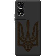 Чорний чохол BoxFace TCL 505 Ukrainian Trident