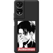 Чорний чохол BoxFace TCL 505 Attack On Titan - Ackerman