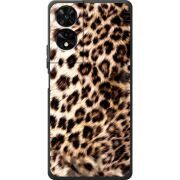 Чорний чохол BoxFace TCL 505 Леопардовий