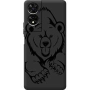 Чорний чохол BoxFace TCL 505 Grizzly Bear