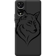 Чорний чохол BoxFace TCL 505 Wolf