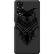 Чорний чохол BoxFace TCL 505 Owl