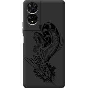 Чорний чохол BoxFace TCL 505 Snake