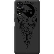 Чорний чохол BoxFace TCL 505 Hugin and Munin