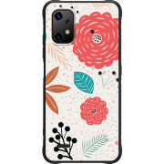 Чохол BoxFace Umidigi Bison X20 Line Flowers