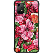 Чохол BoxFace Umidigi Bison X20 Tropical Flowers