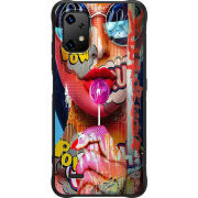 Чохол BoxFace Umidigi Bison X20 Colorful Girl