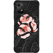 Чохол BoxFace Umidigi Bison X20 Snake Rose