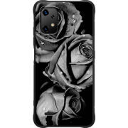 Чохол BoxFace Umidigi Bison X20 Black and White Roses