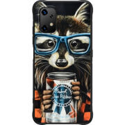 Чохол BoxFace Umidigi Bison X20 Енот с банкой