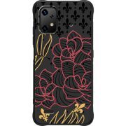 Чорний чохол BoxFace Umidigi Bison X20 FranceFlowers