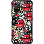 Чорний чохол BoxFace Umidigi Bison X20 Rock Graffiti